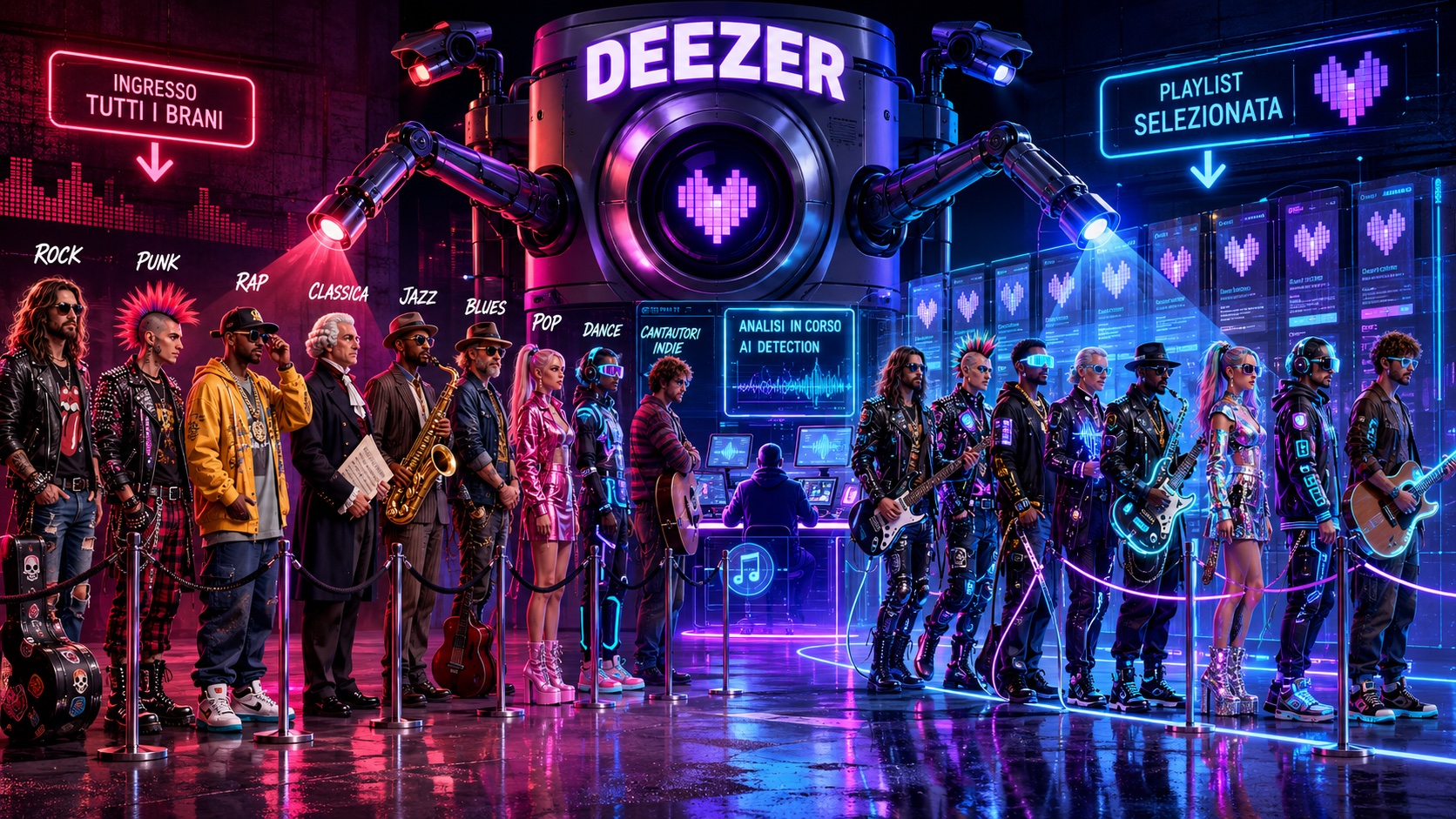 Deezer lancia il rilevatore di musica IA e invita gli utenti a controllare le proprie playlist