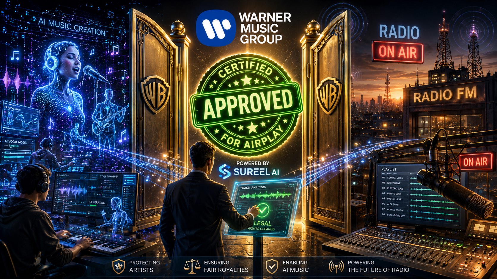 Warner Music acquisisce Sureel AI: La mossa che cambia la storia della musica e spalanca le porte della radio agli algoritmi