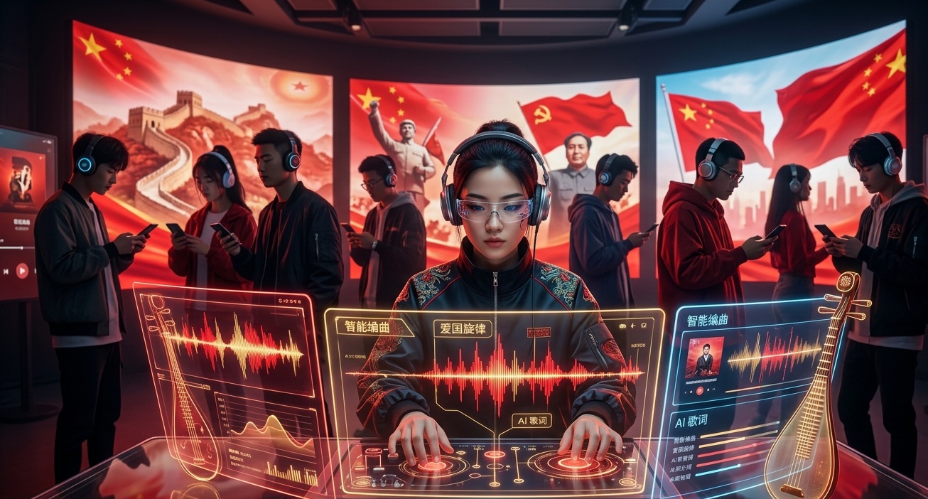 La Cina usa l'IA per riscrivere la storia in musica: boom delle canzoni patriottiche generate dall'intelligenza artificiale