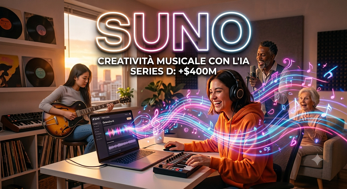 Suno sbanca tutto: 400 milioni di dollari per trasformare le tue idee in vere canzoni!